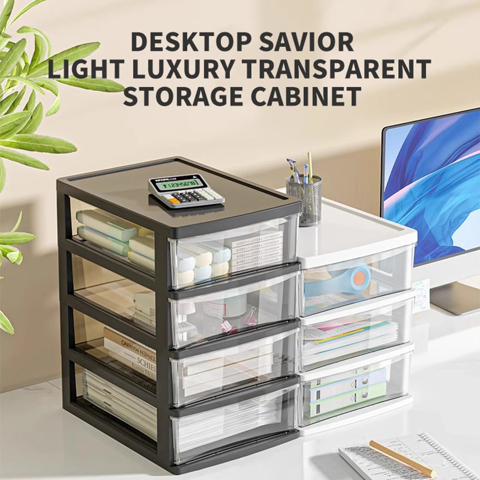 HomeGlow Clear Storage Organizer